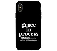 Grace In Process Bible Christian Carcasa para iPhone X/XS