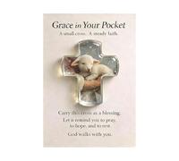 Grace in Your Pocket Acrylic Cross - - 2D Acrylic Prayer Crucifix Pocket |