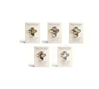 Grace in Your Pocket - Cruz cristiana en miniatura de bolsillo para fe, ficha cardenal acrílica 2D con tarjeta positiva, mini recordatorio de fe de Pascua, regalos de condolencias para amigos y