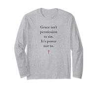 Grace Isn'T Permission to Sin It's Grace Not To - Evangelism Manga Larga
