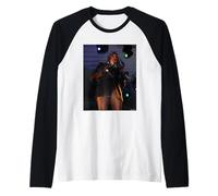 Grace Jones Esclava Al Rhythm Singer Live por Andy Willsher Camiseta Manga Raglan