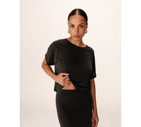 Grace & Mila Camiseta oversize de modal PARMA. Talla M. Color Gris