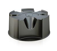 Grace nnvg - Soporte para barril de lluvia, Negro, Redondo, Polipropileno (PP), Universal, Apto para barriles de lluvia con 210L, 270L, 300L, 310L, 360L