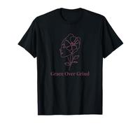 Grace Over Grind Soft Life Motivación para el Bienestar de Las Mujeres Camiseta