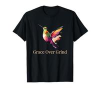 Grace Over Grind Soft Life Motivación para el Bienestar de Las Mujeres Camiseta