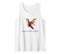 Grace Over Grind Soft Life Motivación para el Bienestar de Las Mujeres Camiseta sin Mangas