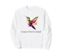 Grace Over Grind Soft Life Motivación para el Bienestar de Las Mujeres Sudadera