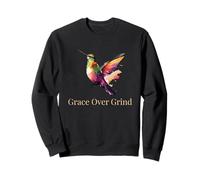 Grace Over Grind Soft Life Motivación para el Bienestar de Las Mujeres Sudadera