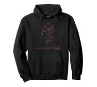 Grace Over Grind Soft Life Motivación para el Bienestar de Las Mujeres Sudadera con Capucha