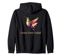 Grace Over Grind Soft Life Motivación para el Bienestar de Las Mujeres Sudadera con Capucha
