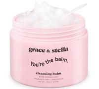 grace & stella Bálsamo limpiador de maquillaje (192.8 g/201 ml) - Bálsamo removedor de maquillaje para todo tipo de piel para derretir suavemente rímel, delineador de ojos y maquillaje, sin fragancia