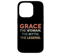 Grace The Woman The Myth Legend Name Custom Women Carcasa para iPhone 14 Pro
