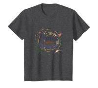 Grace Upon Grace: La fe inspiradora de Las Mujeres cristianas Camiseta, Niños, Jaspeado Oscuro, 4 años