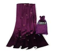 GRACEART Astrología Bordado Tarot Paño Tarot Mesa Cubrir (Púrpura)