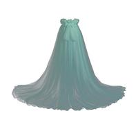 GRACEART Bodas Falda Larga de Mujer Mujeres Puffy Tutu Tulle Falda Playa Baile Fiesta (Aguamarina)