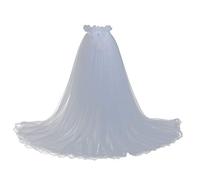 GRACEART Bodas Falda Larga de Mujer Mujeres Puffy Tutu Tulle Falda Playa Baile Fiesta (Blanco)