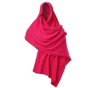 GRACEART Chal, bufanda, capucha, faja, capucha medieval, mago, disfraz de mago, capa con broche, Rosa Roja, 230cm X 130cm