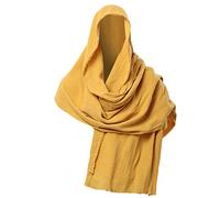 GRACEART Chal post-apocalíptico, bufanda de chamán, capucha medieval, banda para disfraz, One Size