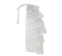 GRACEART - Falda de encaje con polisón tipo tutú, estilo steampunk con cinturón, color negro