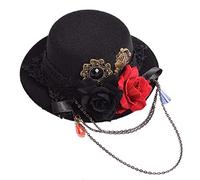 GRACEART Gótico Mini Parte Superior Sombrero Cabello Acortar