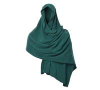 GRACEART post apokalyptischen Schal Shaman Cowl mit Brosche, verde, Talla única