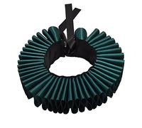 GRACEART Renacimiento Isabelino Volante Fruncido Cuello Collar (Azul oscuro)