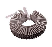 GRACEART Renacimiento Isabelino Volante Fruncido Cuello Collar (Gris)