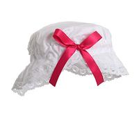 GRACEART Sombrero Cortesana Medieval Victoriano Blanco para Disfraz de Niña (Estilo-3 (Talla pequeña))