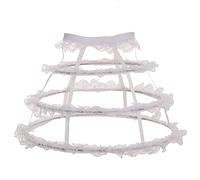 GRACEART Steampunk Gothic Bustle Tutu - Falda ajustable, 02., Talla única