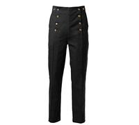 GRACEART Steampunk Gótico Pantalones para Hombre Vampiro Victoriano Punk (M, Negro)