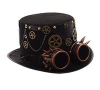 GRACEART Steampunk hacia parte superior sombreros con google (varios estilos)