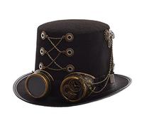 GRACEART Steampunk hacia parte superior sombreros con google (varios estilos)