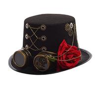 GRACEART Steampunk hacia parte superior sombreros con google (varios estilos)