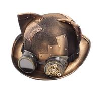 GRACEART Steampunk hacia parte superior sombreros con google (varios estilos) (M, oreja de gato)