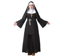 GRACEART The Nun Deluxe adulto Disfraz de monja para mujer (S)