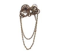 GRACEART Vendimia Steampunk Engranajes Reloj Broche Alfiler (Style-10)