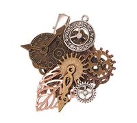 GRACEART Vendimia Steampunk Engranajes Reloj Broche Alfiler (Style-11)