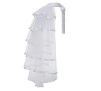 GRACEART Victoriano Steampunk Bullicio Tutu Cinturón Cordón Enaguas (Blanco)