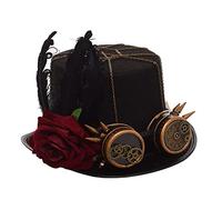 GRACEART Victoriano Steampunk Parte Superior Sombrero (Hombre)