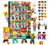 GraceDuck 40 Piezas Magnéticas con Figuras y Bloques Magnéticos, Action Figures Giratorias, Juguetes Stem Montessori para Niños, Regalo para Niños y Niñas a Partir de 3+ Años