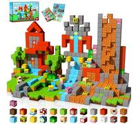 GraceDuck Bloques magnéticos - 150 piezas Build Magnet World - Juguetes magnéticos para niños pequeños Montessori regalos de cumpleaños de Navidad - Juguetes sensoriales STEM para niños de 3, 4, 5, 6,