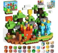 GraceDuck Bloques Magnéticos 150 Piezas Juego de construcción Castillo de Aventura Juguetes Stem Montessori para Niños de 3 a 9 Años Construcciones Magneticas Niños Regalo Creativo para Niños y Niñas