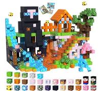GraceDuck Bloques magnéticos, 200 Unidades, Construir un Castillo de Bosque de Aventura Oscura, Juguetes magnéticos para niños Montessori, Regalos de cumpleaños, Navidad, Juguetes sensoriales Stem