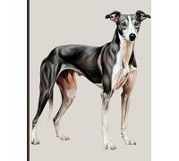 Graceful Greyhound notebook - college ruled - large size journal: Greyhound breed - dog breed composition notebook