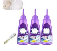 Graceful Stain Remover,Active Enzyme Laundry Stain Remover Purple Bottle,Active Enzyme Stain Remover,Graceiful Stain Remover for White Dark Light Clothing,for Most Oily Stubborn Stains (3 Pcs)