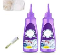 Graceful Stain Remover,Active Enzyme Laundry Stain Remover Purple Bottle,Active Enzyme Stain Remover,Graceiful Stain Remover for White Dark Light Clothing,for Most Oily Stubborn Stains (2 Pcs)