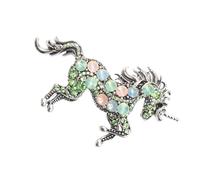 Graceful Unicorns Pin de metal hecho a mano, accesorio portátil para mujer, accesorio especial y elegante de unicornios, One Size, como se describe