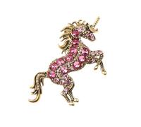 Graceful Unicorns Pin de metal hecho a mano, accesorio portátil para mujer, accesorio especial y elegante de unicornios, One Size, como se describe