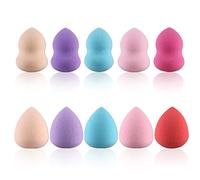 Gracelaza Set de 10 esponjas para aplicar maquillaje, corrector, polvo, crema y colorete, sin látex, hipoalergénicas e inodoras #1