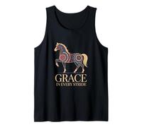 Gracia de Caballo árabe en Cada Paso Ecuestre Camiseta sin Mangas